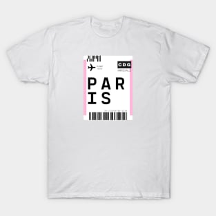 Paris Mini Boarding Pass T-Shirt